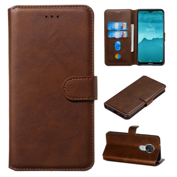 Classic Calf Texture Horizontal Flip PU Leather Case, with Holder & Card Slots & Wallet, For Motorola Moto G8 Plus, For Motorola Moto G8 Play / One Macro, For LG K20 (2019), For LG W30, For LG W10, For Nokia 6.2 / Nokia 7.2