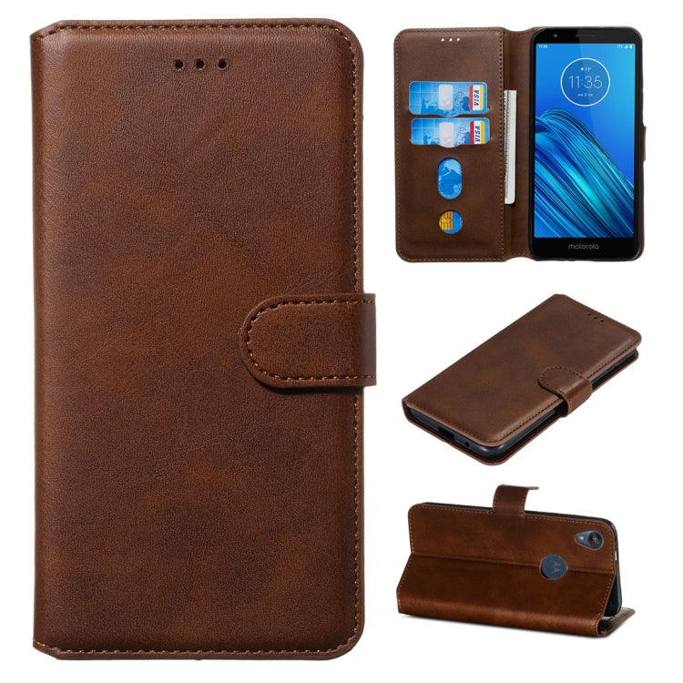 Classic Calf Texture Horizontal Flip PU Leather Case, with Holder & Card Slots & Wallet, For LG K40S, For Motorola Moto E6, For Motorola MOTO G8 / P40 Power / One Action, For Motorola Moto E6 Play, For Motorola Moto E6 Plus, For LG K30 (2019)