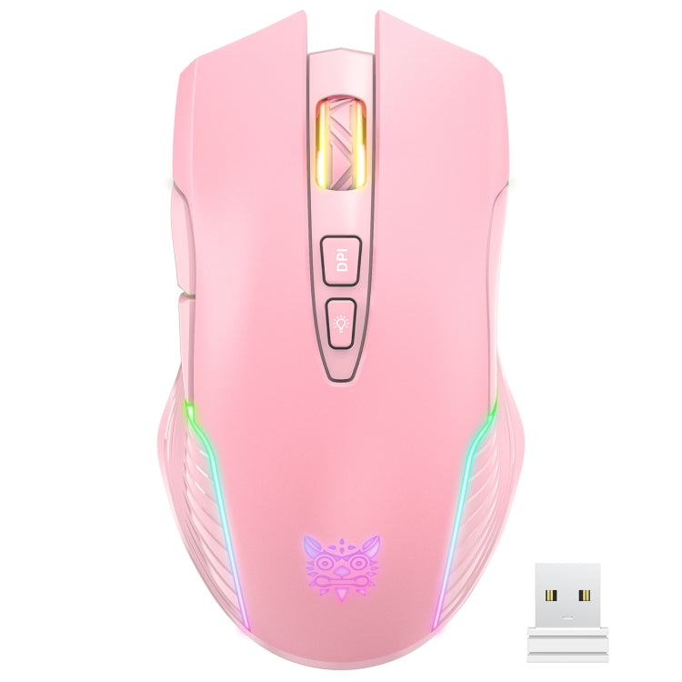 ONIKUMA CW905 2.4G RGB Lighting Wireless Mouse, CW905 Wireless Mouse(Black), CW905 Wireless Mouse(Pink), CW905 Wireless Mouse (Grey White)