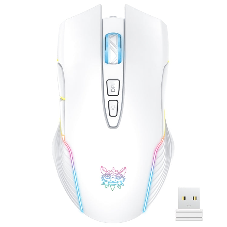 ONIKUMA CW905 2.4G RGB Lighting Wireless Mouse, CW905 Wireless Mouse(Black), CW905 Wireless Mouse(Pink), CW905 Wireless Mouse (Grey White)