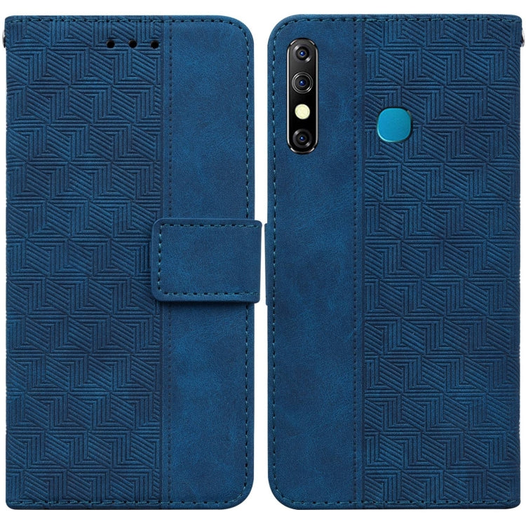 Geometric Embossed Leather Phone Case, For Infinix Hot 8 X650 CC7, For Infinix Hot 9 X655C / Note 7 Lite, For Infinix Hot 10 Play / Smart 5 India, For Infinix Hot 10s / Hot 10T, For Infinix Note 7 X690