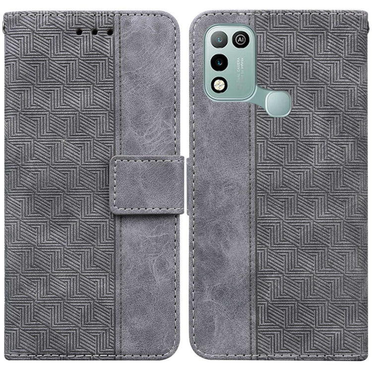 Geometric Embossed Leather Phone Case, For Infinix Hot 8 X650 CC7, For Infinix Hot 9 X655C / Note 7 Lite, For Infinix Hot 10 Play / Smart 5 India, For Infinix Hot 10s / Hot 10T, For Infinix Note 7 X690