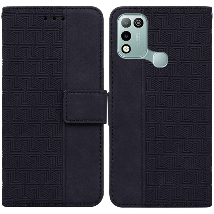 Geometric Embossed Leather Phone Case, For Infinix Hot 8 X650 CC7, For Infinix Hot 9 X655C / Note 7 Lite, For Infinix Hot 10 Play / Smart 5 India, For Infinix Hot 10s / Hot 10T, For Infinix Note 7 X690