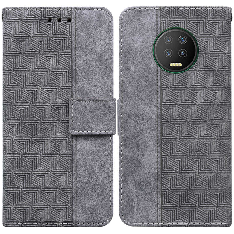 Geometric Embossed Leather Phone Case, For Infinix Hot 8 X650 CC7, For Infinix Hot 9 X655C / Note 7 Lite, For Infinix Hot 10 Play / Smart 5 India, For Infinix Hot 10s / Hot 10T, For Infinix Note 7 X690