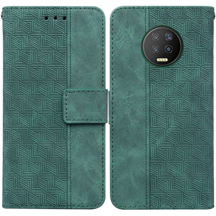 Geometric Embossed Leather Phone Case, For Infinix Hot 8 X650 CC7, For Infinix Hot 9 X655C / Note 7 Lite, For Infinix Hot 10 Play / Smart 5 India, For Infinix Hot 10s / Hot 10T, For Infinix Note 7 X690