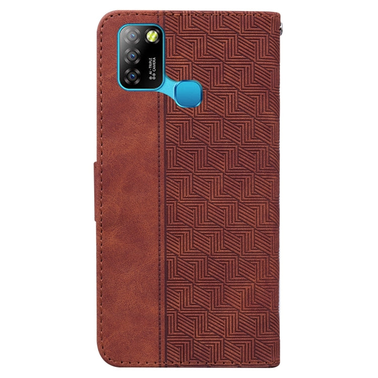 Geometric Embossed Leather Phone Case, For Infinix Smart 5 X657 / Hot 10 Lite, For Infinix Smart HD 2021 X612, For Infinix Zero 8 X687, For LG K41S / K51S, For LG K61