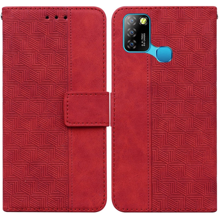 Geometric Embossed Leather Phone Case, For Infinix Smart 5 X657 / Hot 10 Lite, For Infinix Smart HD 2021 X612, For Infinix Zero 8 X687, For LG K41S / K51S, For LG K61