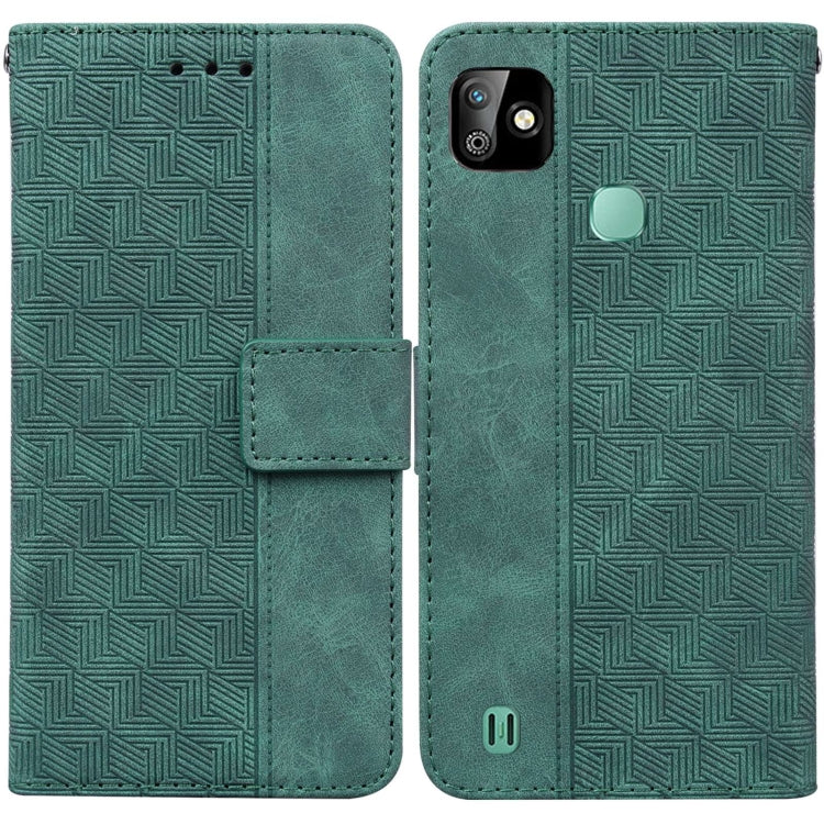 Geometric Embossed Leather Phone Case, For Infinix Smart 5 X657 / Hot 10 Lite, For Infinix Smart HD 2021 X612, For Infinix Zero 8 X687, For LG K41S / K51S, For LG K61