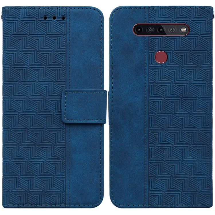 Geometric Embossed Leather Phone Case, For Infinix Smart 5 X657 / Hot 10 Lite, For Infinix Smart HD 2021 X612, For Infinix Zero 8 X687, For LG K41S / K51S, For LG K61