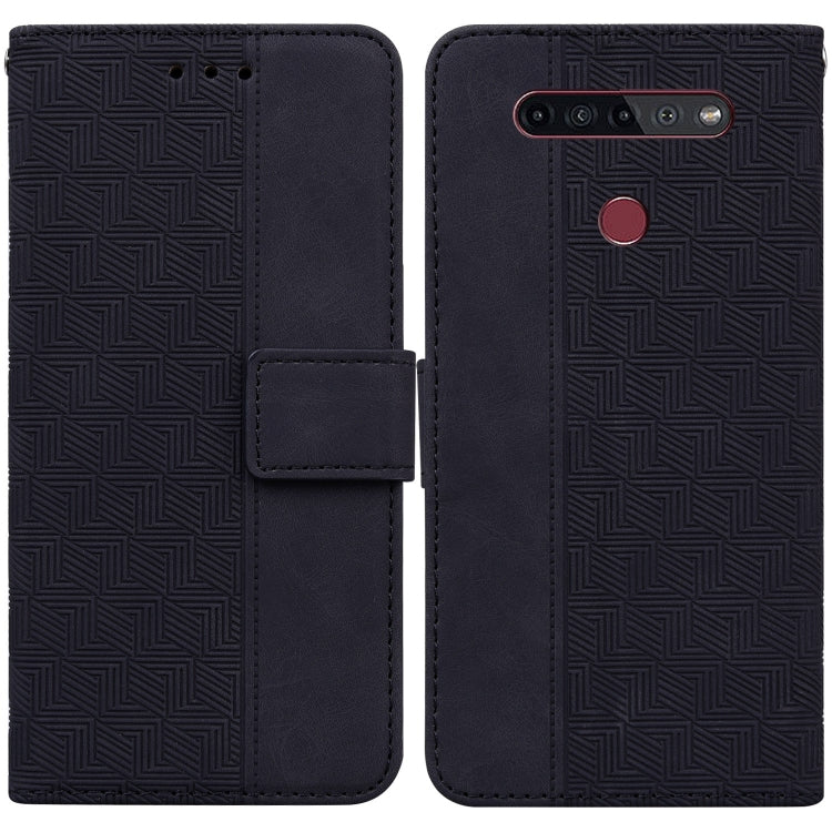 Geometric Embossed Leather Phone Case, For Infinix Smart 5 X657 / Hot 10 Lite, For Infinix Smart HD 2021 X612, For Infinix Zero 8 X687, For LG K41S / K51S, For LG K61