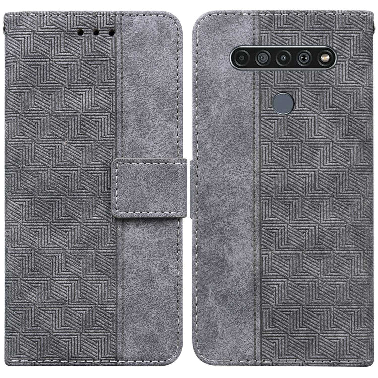 Geometric Embossed Leather Phone Case, For Infinix Smart 5 X657 / Hot 10 Lite, For Infinix Smart HD 2021 X612, For Infinix Zero 8 X687, For LG K41S / K51S, For LG K61