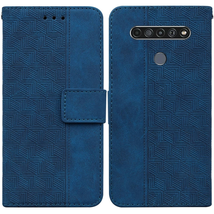 Geometric Embossed Leather Phone Case, For Infinix Smart 5 X657 / Hot 10 Lite, For Infinix Smart HD 2021 X612, For Infinix Zero 8 X687, For LG K41S / K51S, For LG K61