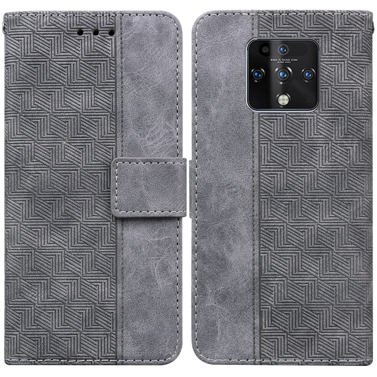 Geometric Embossed Leather Phone Case, For Tecno Camon 12 / Spark 4, For Tecno Camon 15, For Tecno Camon 16, For Tecno Camon 16 Premier, For Tecno Camon 17