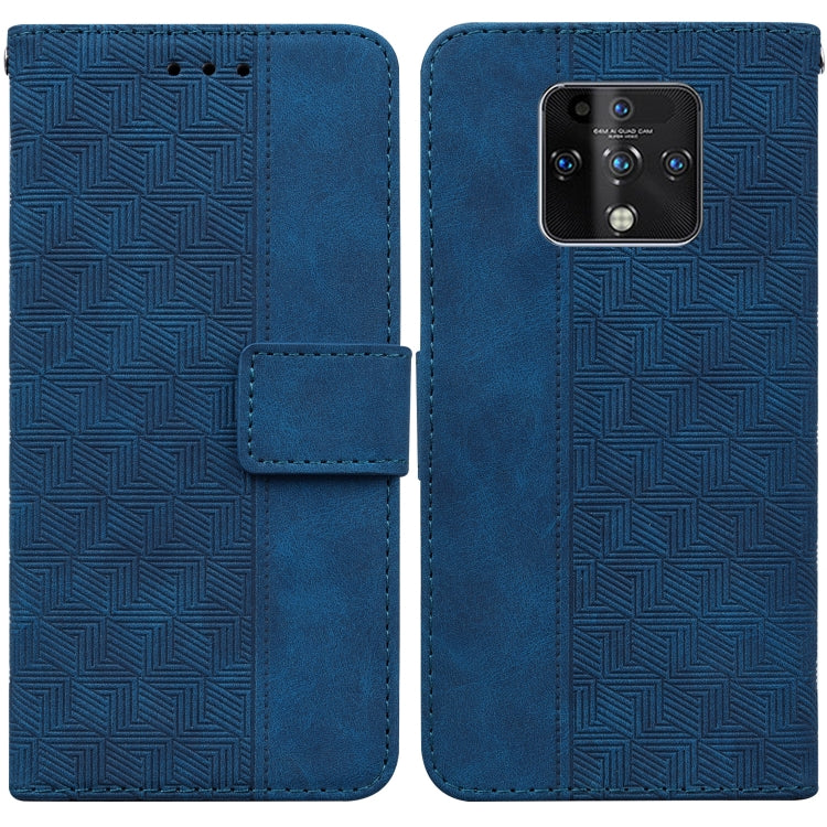 Geometric Embossed Leather Phone Case, For Tecno Camon 12 / Spark 4, For Tecno Camon 15, For Tecno Camon 16, For Tecno Camon 16 Premier, For Tecno Camon 17