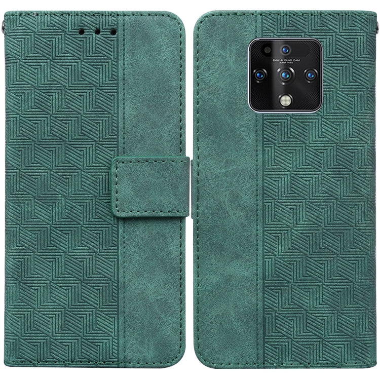 Geometric Embossed Leather Phone Case, For Tecno Camon 12 / Spark 4, For Tecno Camon 15, For Tecno Camon 16, For Tecno Camon 16 Premier, For Tecno Camon 17