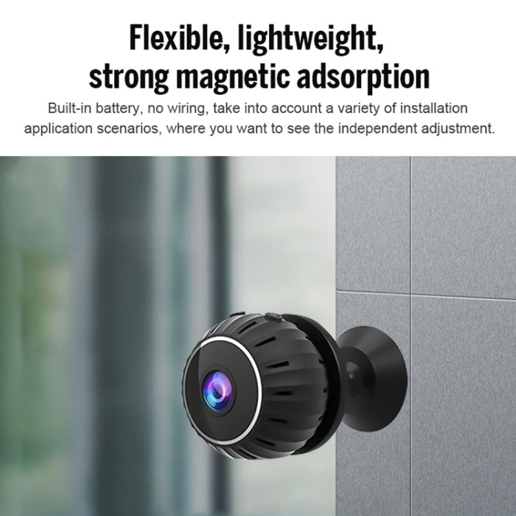 X10 HD Infrared Night Vision Mini WiFi Camera With Base, X10