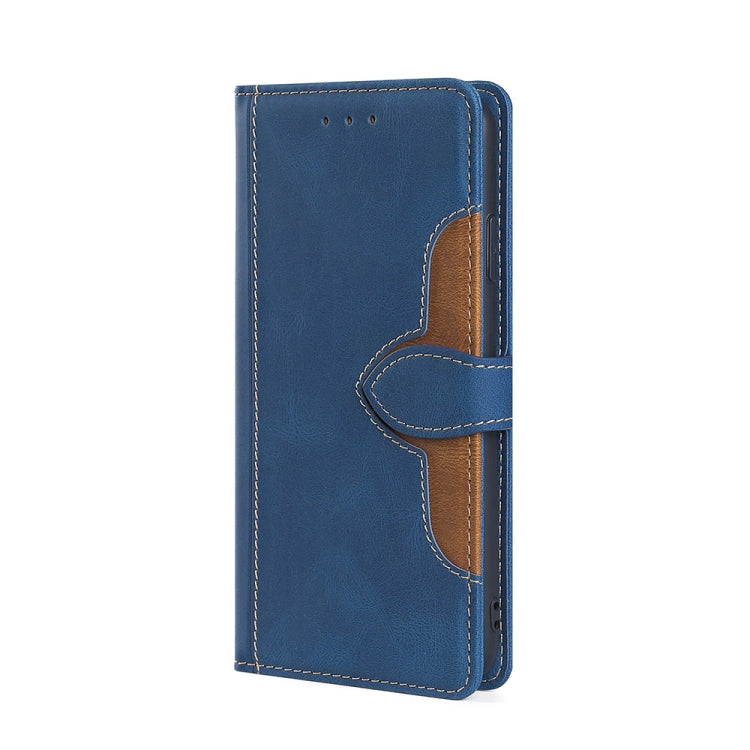 Skin Feel Straw Hat Magnetic Buckle Leather Phone Case, For Doogee N40 Pro