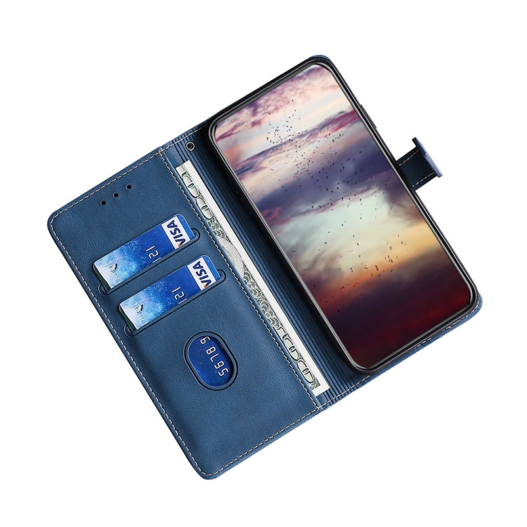 Skin Feel Straw Hat Magnetic Buckle Leather Phone Case, For Doogee N40 Pro