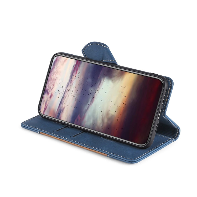 Skin Feel Straw Hat Magnetic Buckle Leather Phone Case, For Doogee N40 Pro