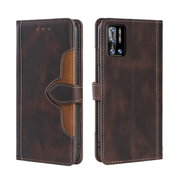 Skin Feel Straw Hat Magnetic Buckle Leather Phone Case, For Doogee N40 Pro, For Doogee X95, For Doogee X96 Pro