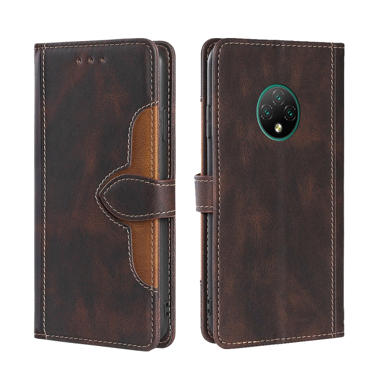 Skin Feel Straw Hat Magnetic Buckle Leather Phone Case, For Doogee N40 Pro, For Doogee X95, For Doogee X96 Pro