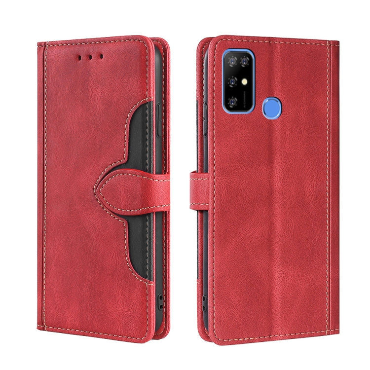 Skin Feel Straw Hat Magnetic Buckle Leather Phone Case, For Doogee N40 Pro, For Doogee X95, For Doogee X96 Pro