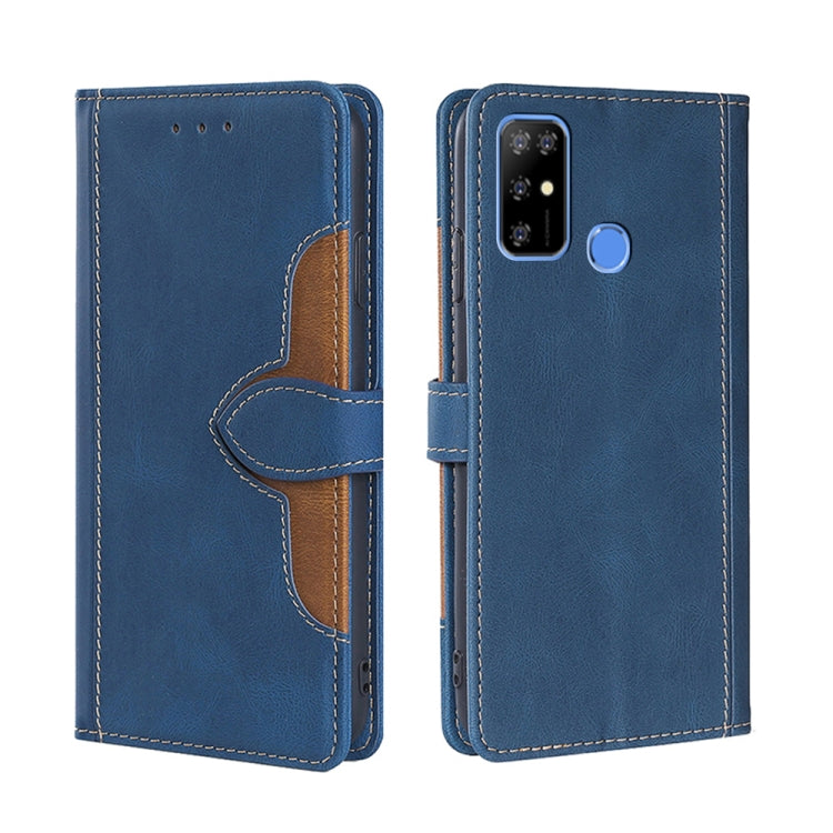 Skin Feel Straw Hat Magnetic Buckle Leather Phone Case, For Doogee N40 Pro, For Doogee X95, For Doogee X96 Pro