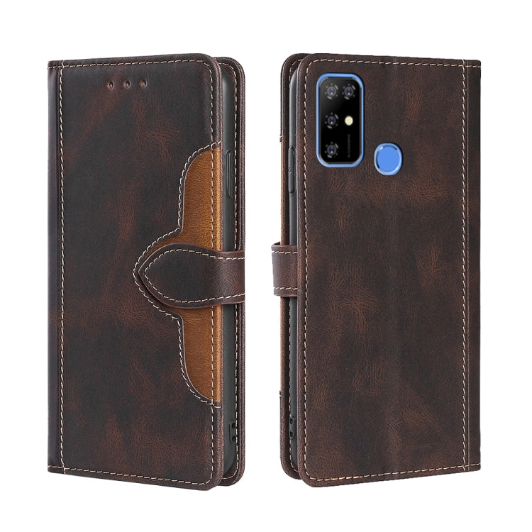 Skin Feel Straw Hat Magnetic Buckle Leather Phone Case, For Doogee N40 Pro, For Doogee X95, For Doogee X96 Pro