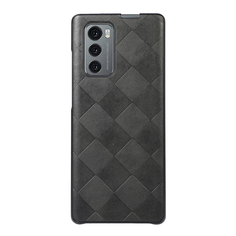 Weave Plaid PU Phone Case, For LG Wing 5G, For Motorola Moto Razr 5G