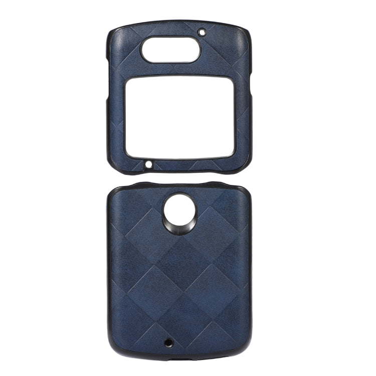Weave Plaid PU Phone Case, For Motorola Moto Razr 5G