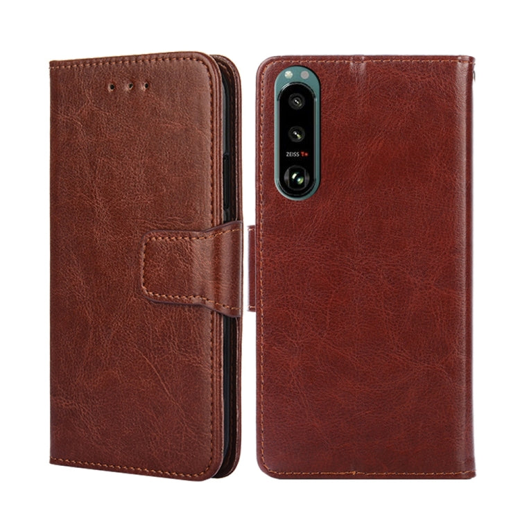 Crystal Texture Leather Phone Case, For Sony Xperia 5 III, For Sony Xperia 10 III, For Sony Xperia ACE II, For Sony Xperia Pro-I