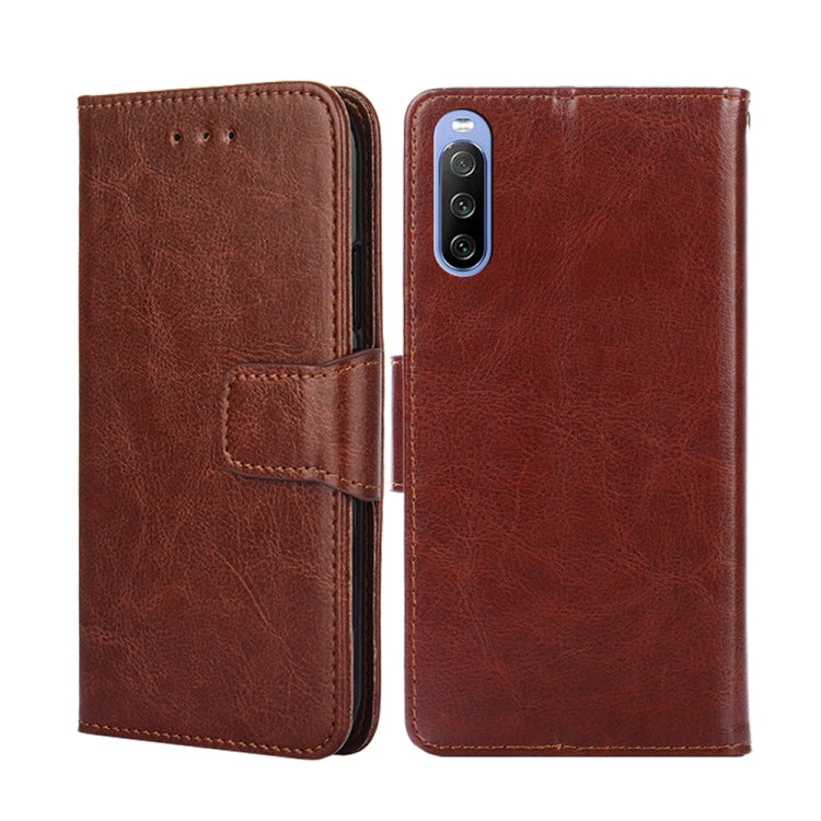 Crystal Texture Leather Phone Case, For Sony Xperia 5 III, For Sony Xperia 10 III, For Sony Xperia ACE II, For Sony Xperia Pro-I