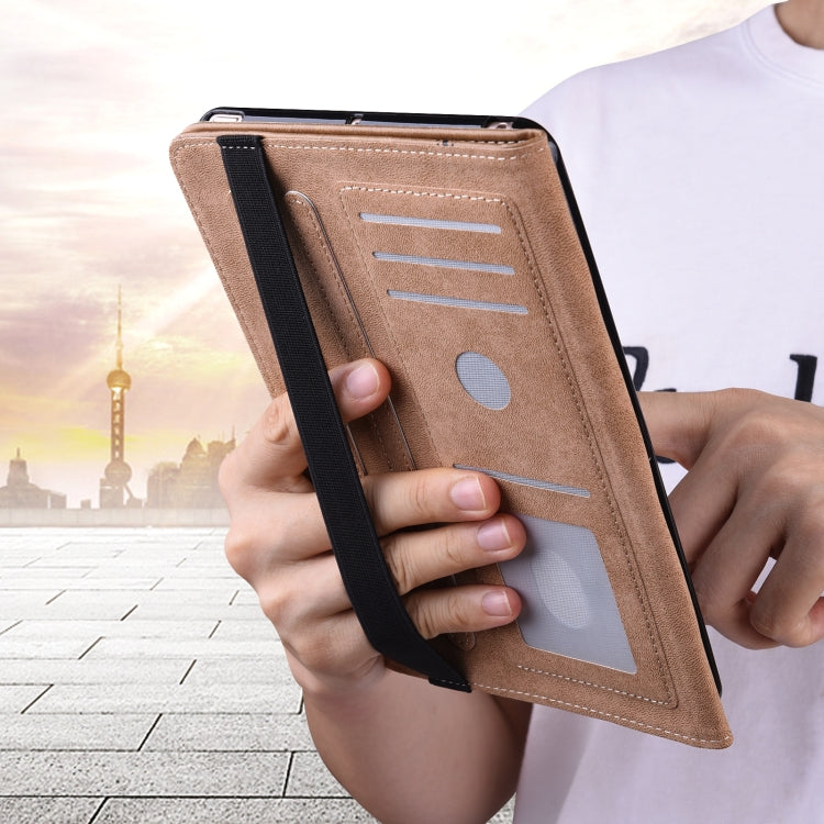 Solid Color Embossed Striped Leather Case, For Lenovo Legion Y700, For Lenovo Tab M10 10.1 inch, For Lenovo Tab P11 2020 11 inch, For Lenovo Tab M10 HD Gen 2