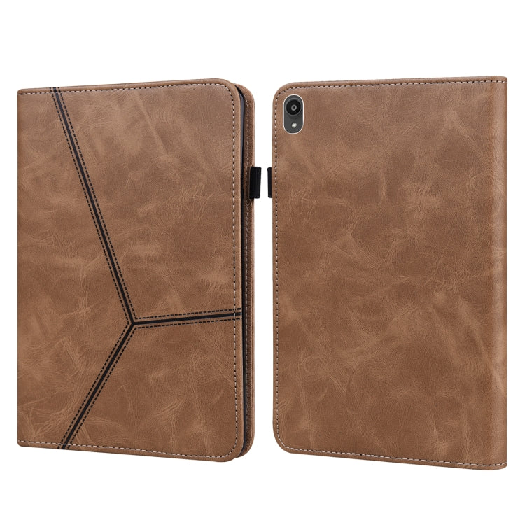 Solid Color Embossed Striped Leather Case, For Lenovo Legion Y700, For Lenovo Tab M10 10.1 inch, For Lenovo Tab P11 2020 11 inch, For Lenovo Tab M10 HD Gen 2