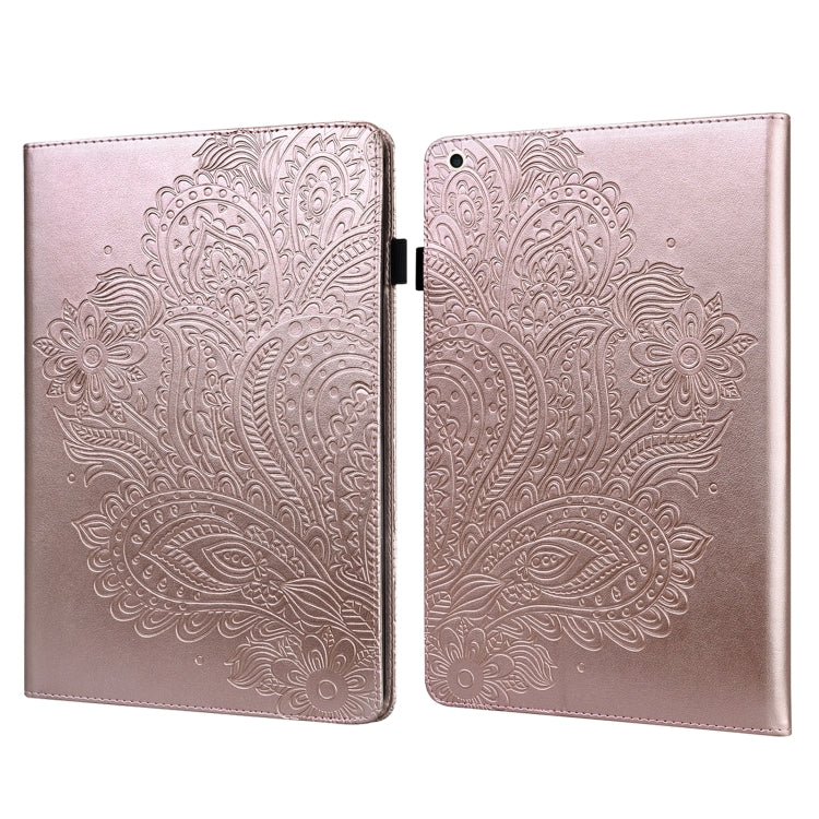 Peacock Embossed Pattern TPU + PU Leather Smart Tablet Case with Sleep / Wake-up, For iPad 10.2 2019 / Pro 10.5 inch, For iPad 5 / 6 / 7 / 8 2017, For iPad Air 2022 / Air 2020 10.9