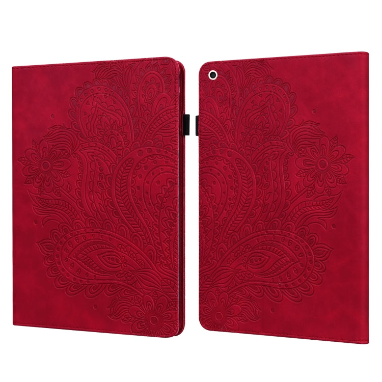 Peacock Embossed Pattern TPU + PU Leather Smart Tablet Case with Sleep / Wake-up, For iPad 10.2 2019 / Pro 10.5 inch, For iPad 5 / 6 / 7 / 8 2017, For iPad Air 2022 / Air 2020 10.9