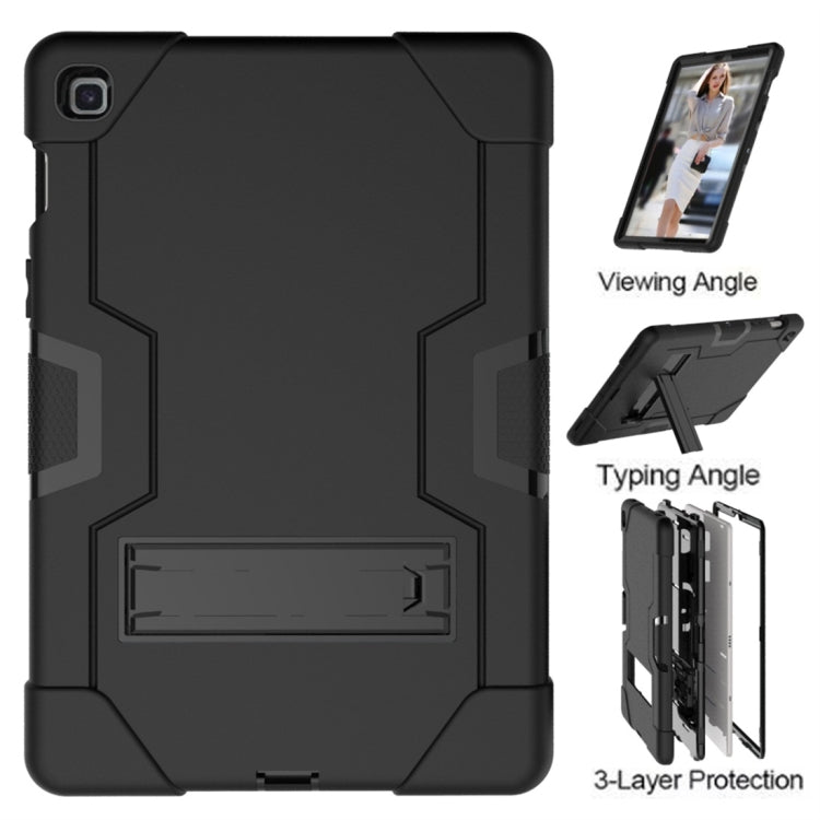 Contrast Color Silicone + PC Combination Case with Holder, For Galaxy Tab S5e T720, For iPad 10.2