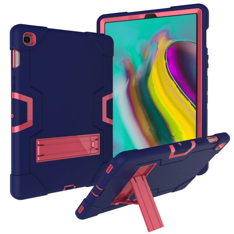 Contrast Color Silicone + PC Combination Case with Holder, For Galaxy Tab S5e T720, For iPad 10.2