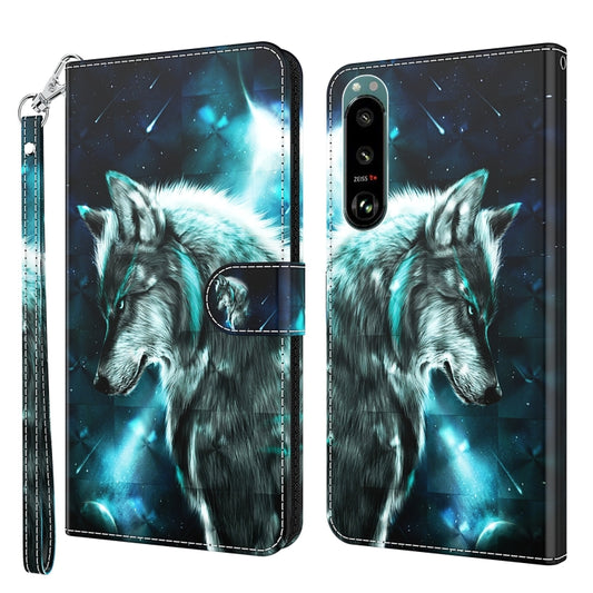 3D Painting Pattern TPU + PU Leather Phone Case