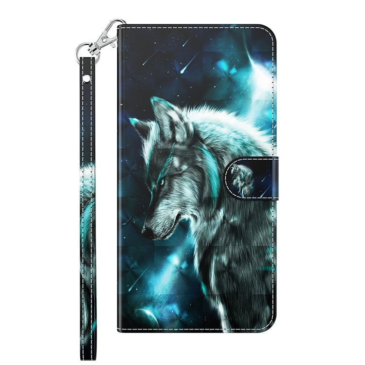 3D Painting Pattern TPU + PU Leather Phone Case