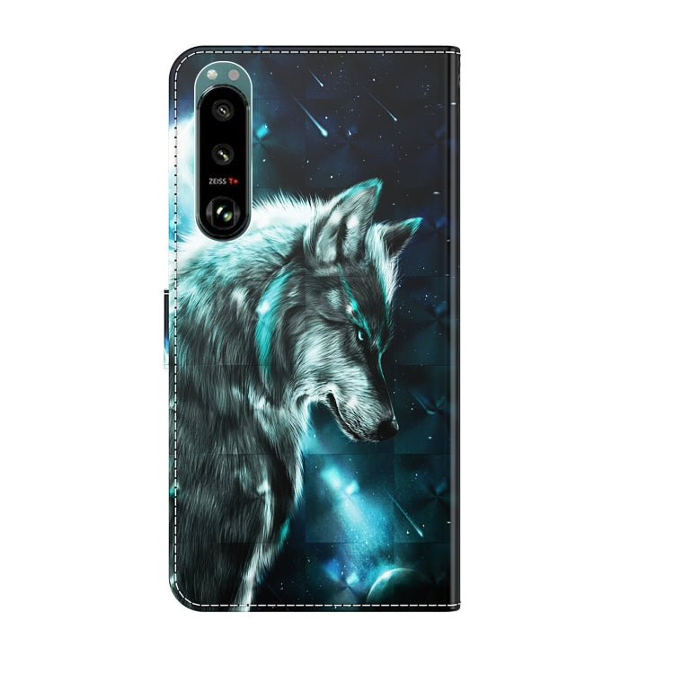 3D Painting Pattern TPU + PU Leather Phone Case