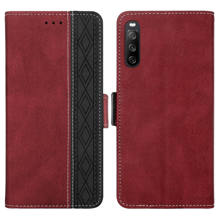 Stitching Side-Magnetic RFID Leather Phone Case, For Google Pixel 6, For Sony Xperia 10 III, For Huawei P smart Z