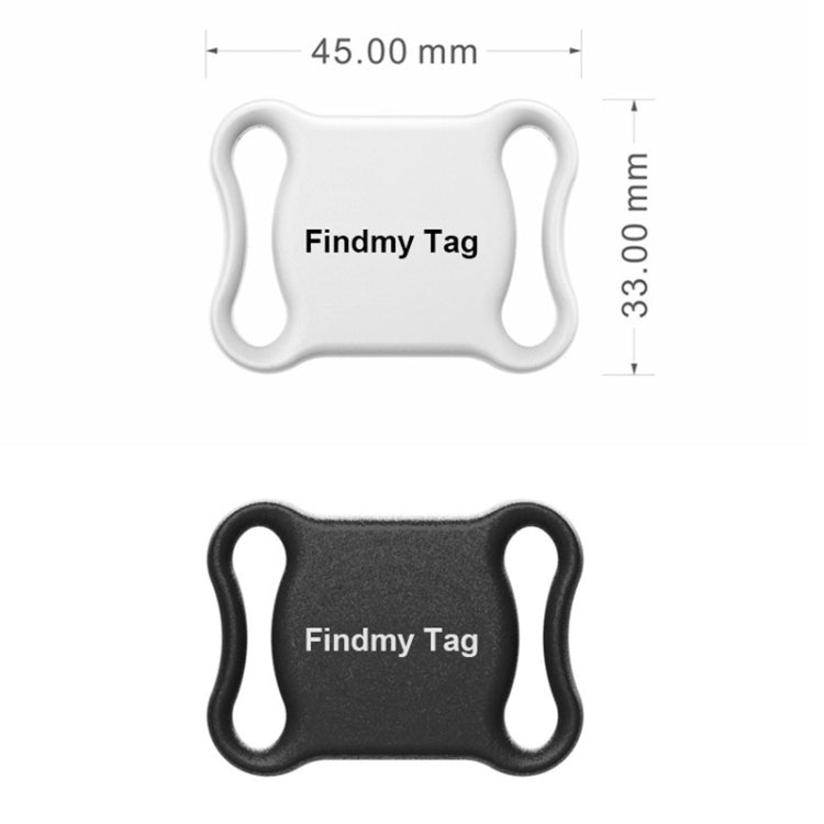 Findmy Tag Special Shape Smart Bluetooth Anti- lost Alarm Locator Tracker, Special Shape (Black), Special Shape (White)