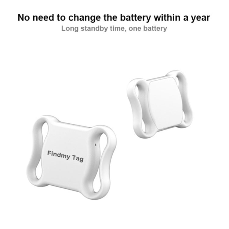 Findmy Tag Special Shape Smart Bluetooth Anti- lost Alarm Locator Tracker, Special Shape (Black), Special Shape (White)