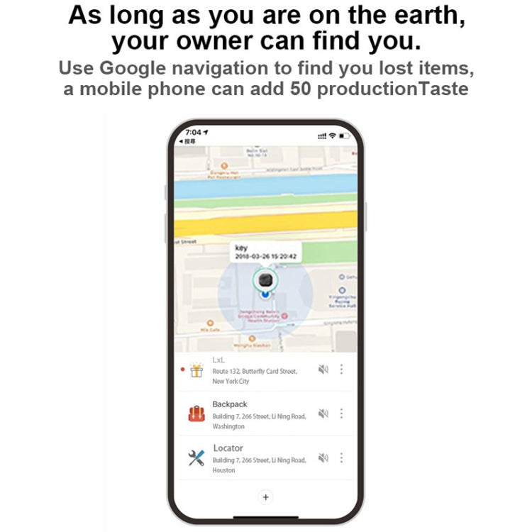Findmy Tag Special Shape Smart Bluetooth Anti- lost Alarm Locator Tracker, Special Shape (Black), Special Shape (White)