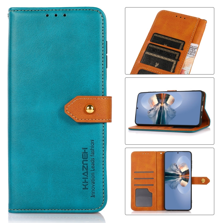 KHAZNEH Dual-color Cowhide Texture Flip Leather Phone Case, For OPPO Realme GT Neo3, For Sony Xperia 10 IV/10 IIII, For Xiaomi Redmi Note 11E/Redmi 10 5G