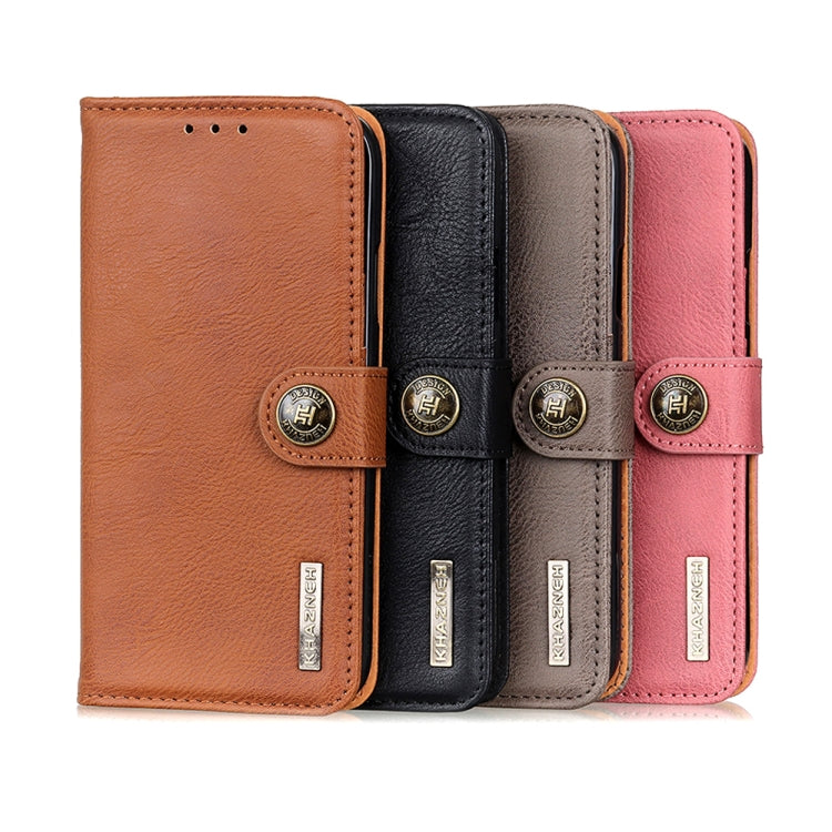 KHAZNEH Cowhide Texture Horizontal Flip Leather Phone Case, For Realme C31, For Realme GT Neo3, For Sony Xperia 10 IV, For Sony Xperia 1 IV, For vivo Y75 5G / Y55 5G, For Xiaomi Redmi Note 11E