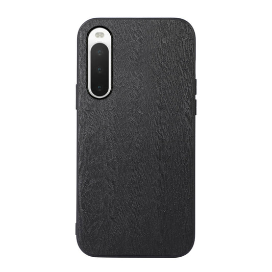 Wood Texture PU Phone Case, For Sony Xperia 10 IV