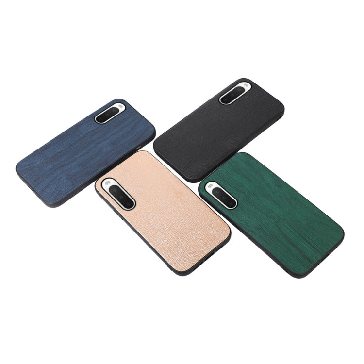 Wood Texture PU Phone Case, For Sony Xperia 10 IV