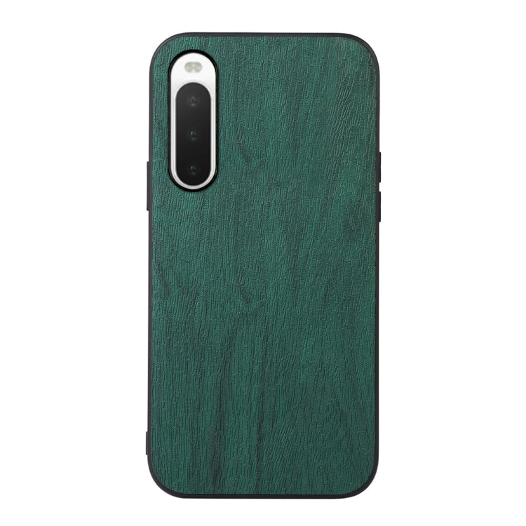 Wood Texture PU Phone Case, For Sony Xperia 10 IV
